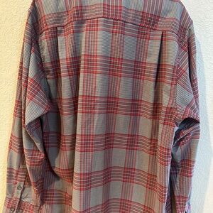 Kavu Red and Gray Checkered Men's Shirt